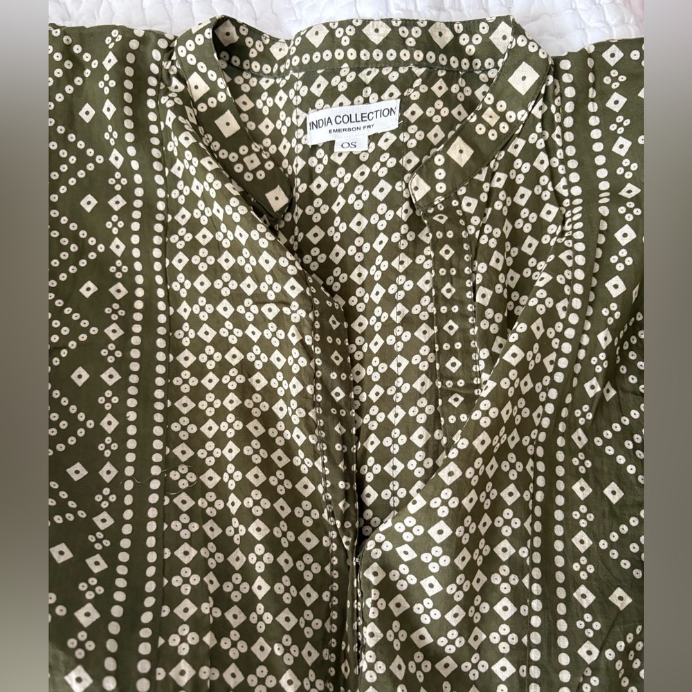 Emerson Fry Moss Organic Caftan OS - Picture 8 of 9